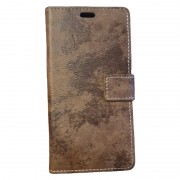 Flip cover ægte læder brun Huawei Mate 10 Mobilcovers